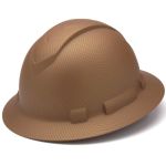 Pyramex Copper Graphite Pattern Full Brim Hard Hat 4 Point Ratchet