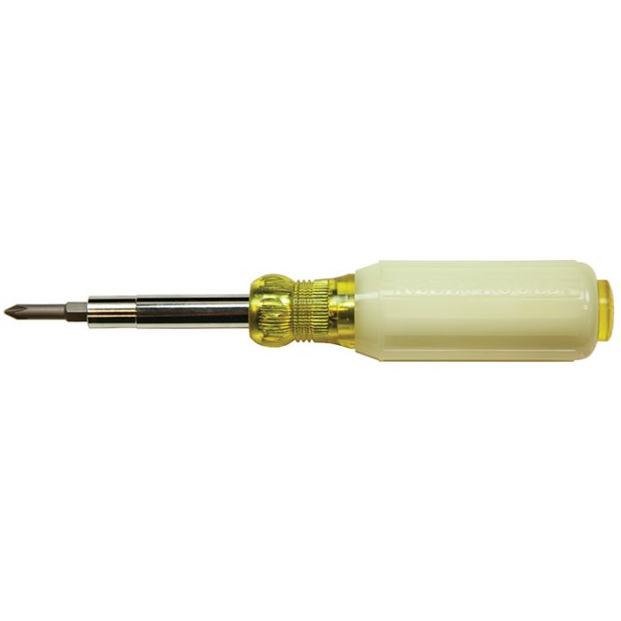 Klein Tool Hi Viz 6in1 MultiBit Screwdriver/Nut Driver