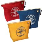 Klein Tool Zipper Canvas Parts Bags 3-Pack 10
