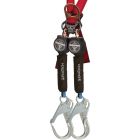 Falltech DuraTech Mini Class 1 Twin Leg 6' Self-Retracting Device Aluminum Rebar Hook