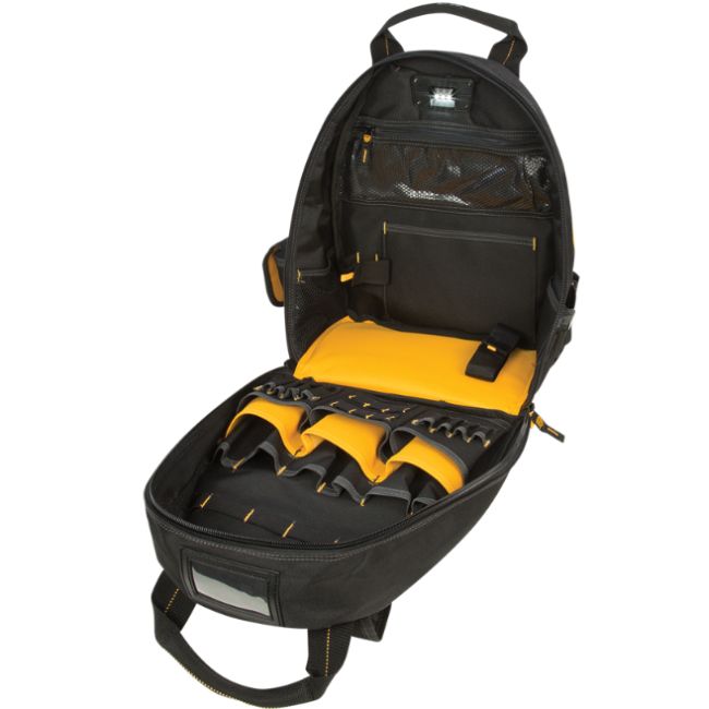 Dewalt 57-Pocket Lighted Tool Backpack Bag