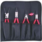 Knipex 4 Piece Snap Ring Circlip Plier Set w/Tool Roll