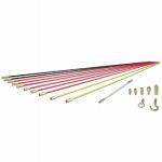 Klein Tool 19 Piece 33-foot Deluxe Fish Rod Kit