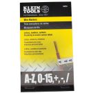Klein Tool Wire Marker Labels Letters Numbers & Symbols