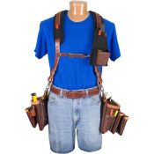 Occidental Leather Stronghold Beltless 6 Tool Bag Framer Set
