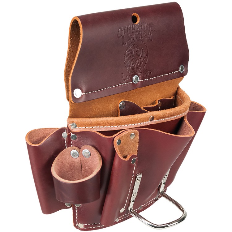thumbnail image 2 of OX Tools Pro Top Grain Leather Drywall Tool Pouch – 12-Pocket, Model OX-P263801 2 of 3