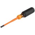 Klein Tool Slim-Tip 1000V Insulated Screwdriver 1/4-Inch Cabinet 4-Inch Shank