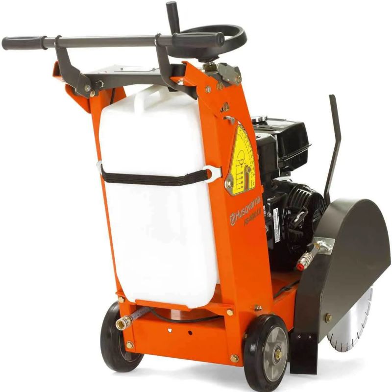 Husqvarna walk deals behind concrete saw