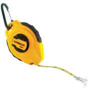 Komelon Gripper Evolution Closed Case Steel 100' Steel Tape Measure w/ Carabiner