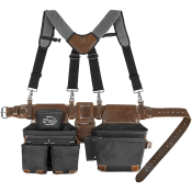 Bucket Boss Pro Leather Dead On Suspension Tool Belt Rig