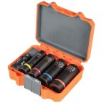 Klein Tool 5-Piece 2-in-1 Impact Socket Set