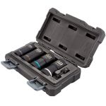 Klein Tool 5-Piece 2-in-1 Metric Impact Socket Set