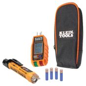 Klein Tool CAT IV Non-Contact Voltage Tester and GFCI Receptacle Electrical Test Kit