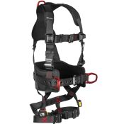 Falltech FT Iron Worker Body Harness w/Trauma Relief Small to Medium Belt Size 29