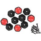 Klein Tool Self-Adhesive Cable Mounting Clips with 1 Slot (10 Pack)
