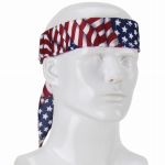 Protective Industrial Patriotic Evaporative Mesh Cooling Bandana or Neckband