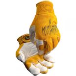 Caiman Revolution Top Grain Leather Work Gloves Kevlar Thread