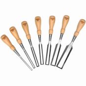 Stanley 8 Piece SweetHeart 750 Series Socket Wood Chisel Set with Leather Pouch