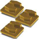 Husqvarna Redi Lock G670 Concrete Floor Grinding Diamond Segments 3 Per Pack