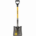 Toolite Sifting Shovel Square Point Fiberglass D-Handle