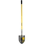 Toolite Sifting Shovel Round Point Long Fiberglass Handle