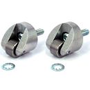 Hiretech HT7 Floor Sander Edger Rear Caster Wheels (Set of 2)