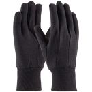 Protective Industrial Brown Jersey Work Gloves Large 12 Per Pack