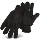 Boss Brown Jersey Work Gloves w/Dots Grip Large 12 Per Pack