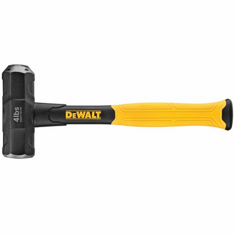 JET 740953-4 Lb Drilling Hammer With Fiberglass Handle