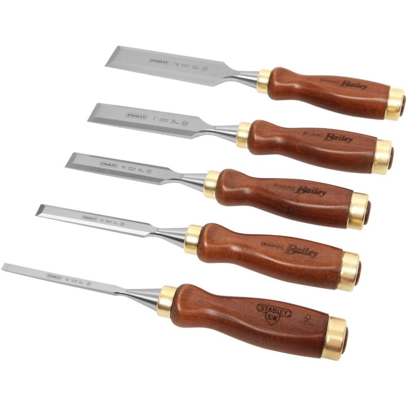 Stanley  5-Piece Bailey Chisel Set