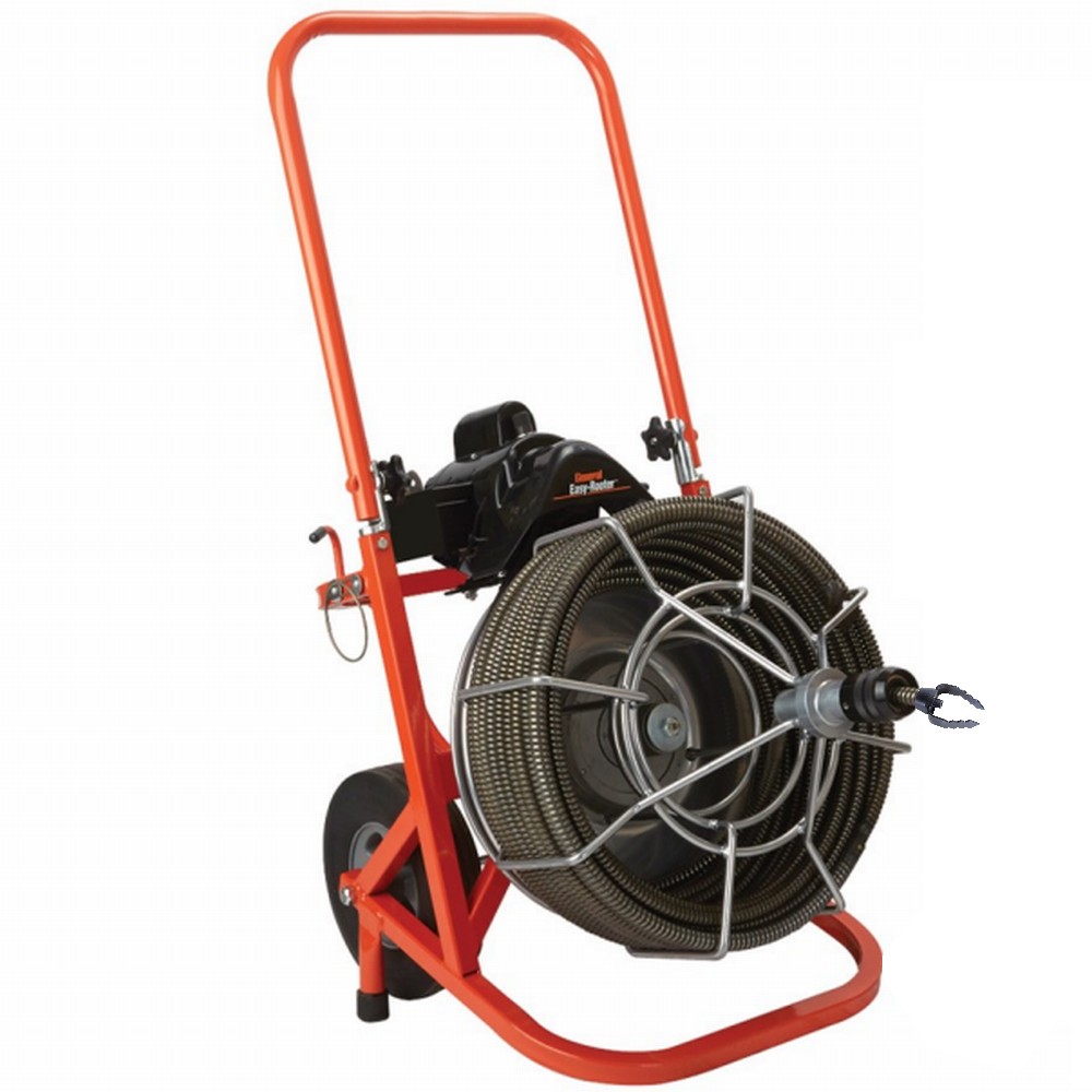 Electric Drain Auger Cleaner, 26 ft x 1/3 in Cable Sewer Snake