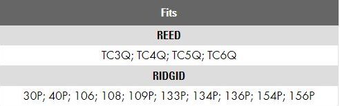 Reed Tool cutter wheel application chart. 