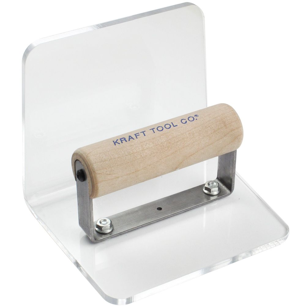 Kraft Tool CF146 Concrete Trowel – Step & Corner Outsider Cove Tool – 1/2" Radius – Made In USA