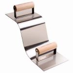 Kraft Tool Curb & Gutter Concrete Trowel Stainless Steel 2-inch Radius Curb