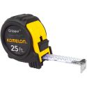 Komelon Gripper Speed-Mark Steel Tape Measure 25' x 1