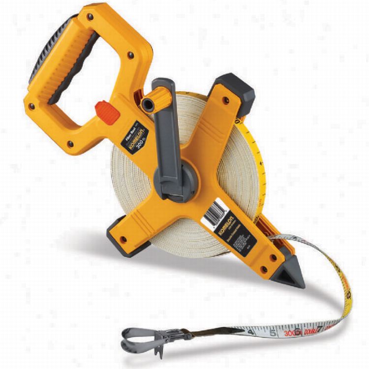Komelon Open Reel 300' Fiberglass Tape Measure