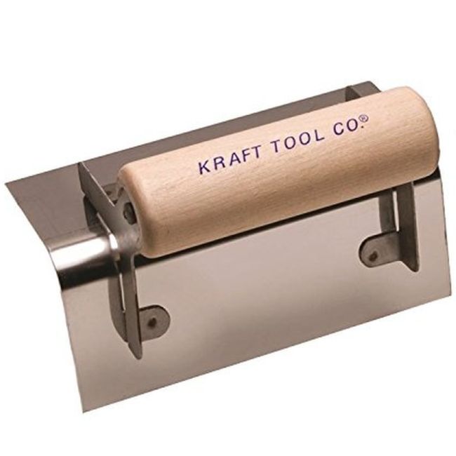 Kraft Tool Elite Series Concrete Inside Step & Corner Trowel 1/4" Radius 