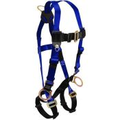 Falltech Contractor Series Safety Harness 3 D-Rings Universal Fit Harness One Size Fits Most