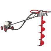 Little Beaver Post Hole Digger w/Roll Cage 5.5HP Honda