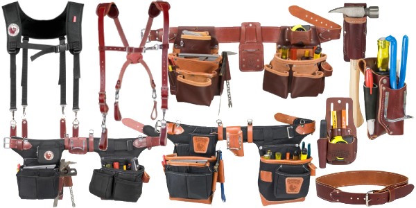 宅配 アレスグラフィオ 店Occidental Leather 5596XL Brown Industrial Pro Electrician's  Set Toolbelt E