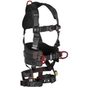 Falltech FT Iron Worker Body Harness w/Trauma Relief Small to Medium Belt Size 29